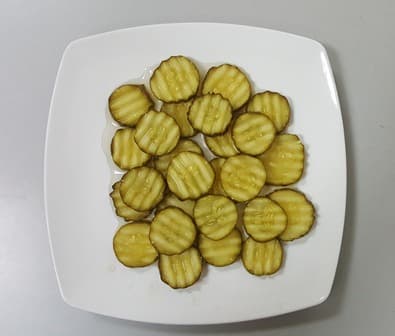 Pickled cucumber slices Korea recipe